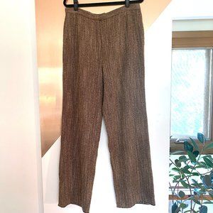 Lafayette 148 Wool Boucle Tweed Trousers